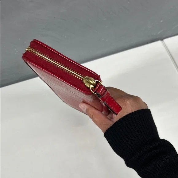 Coach Red Monogram Wallet - Picture 8 of 12